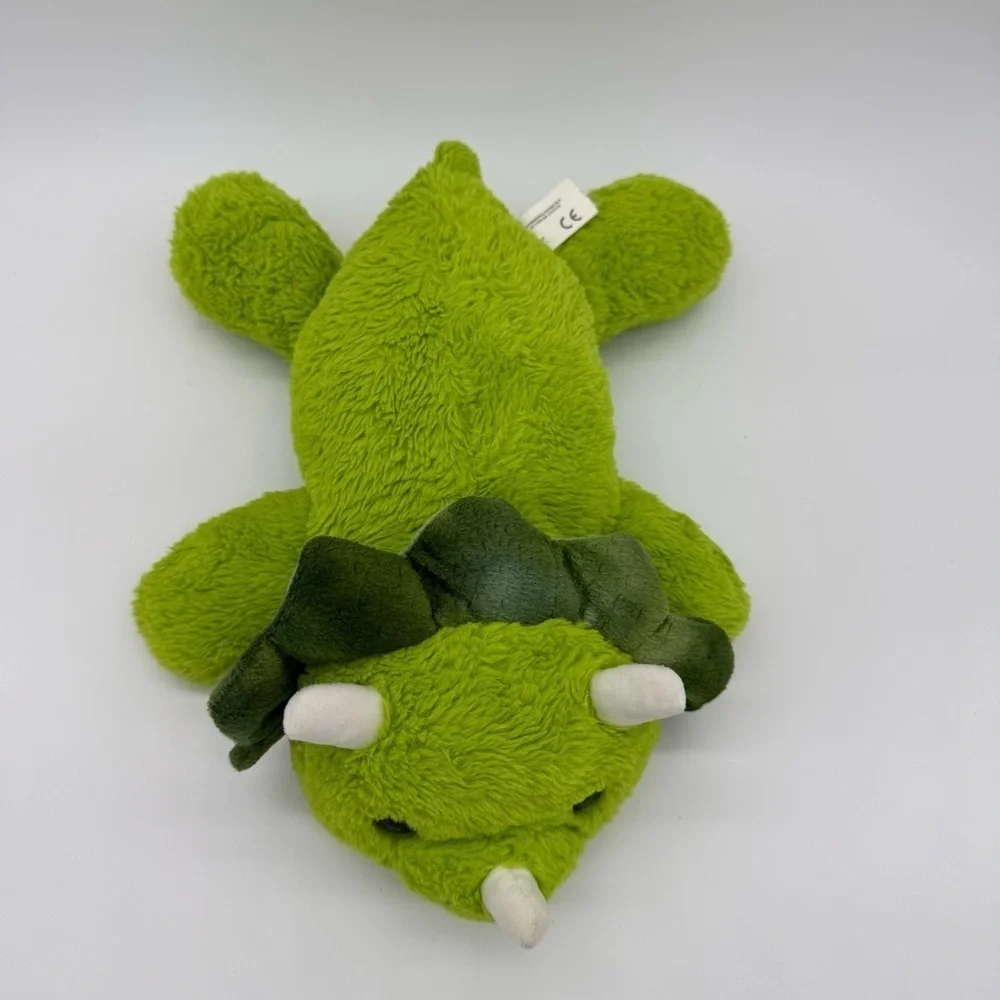 Kellytoy Green Plush Triceratops Toy